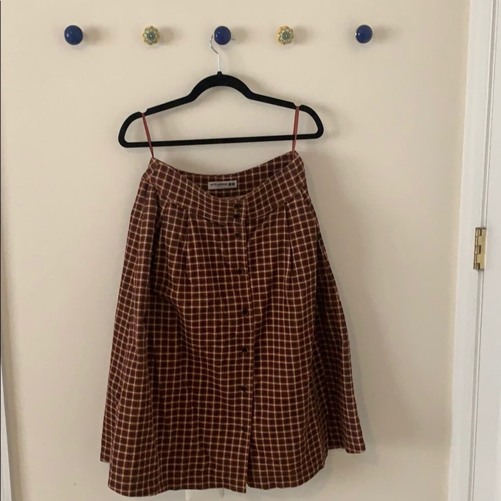 Uniqlo IDLF Fall 2018 Corduroy Print Skirt